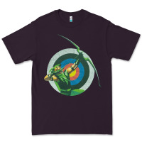 Plum Green Arrow DC, Green Arrow DC vintage, Green Arrow DC art, Green Arro Premium Tee - InspiraDesign