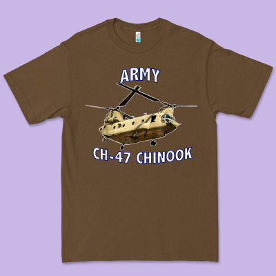Army Ch-47 Chinook Helicopter Premium Tee Designed By Inspiradesign