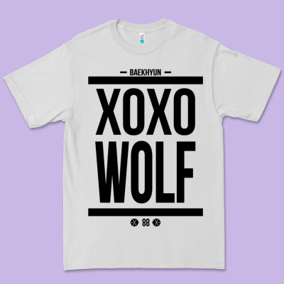 Exo Wolf  Baekhyun 88  Kpop Text Style Premium Tee Designed By Artchic