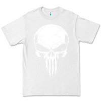 White the punisher Premium Tee - ArtChic