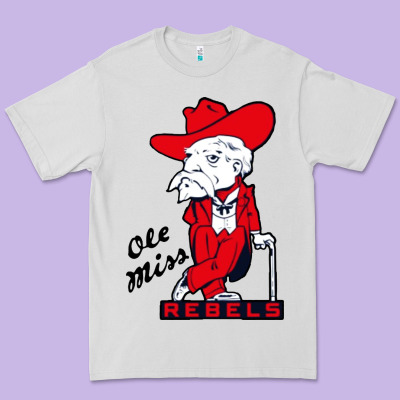 Vintage Colonel Reb Mascot Premium Tee Designed By Artchic