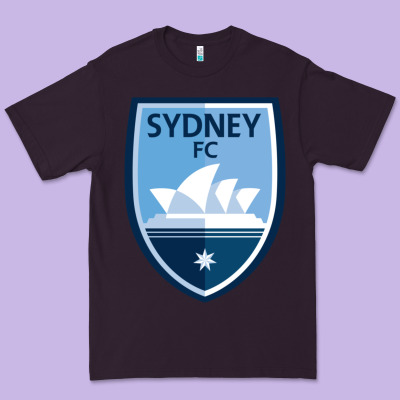 Sydney Fc Premium Tee Designed By Artchic
