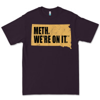 Plum mens meth we're on it south dakota anti drugs campaign vintage t shirt Premium Tee - ArtChic