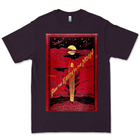 Plum From The Earth To The Moon Jules Verne Book Cover Design Premium Tee - ArtChic