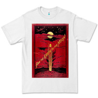 White From The Earth To The Moon Jules Verne Book Cover Design Premium Tee - ArtChic