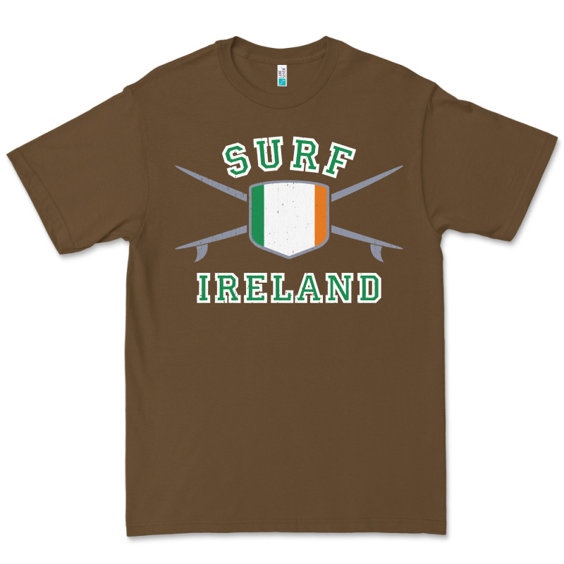 Ireland Surfing Hoodie  Irish Flag Surfboards Design Premium Tee by ArtChic | Teevron