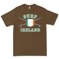 Cacao ireland surfing hoodie  irish flag surfboards design Premium Tee - ArtChic