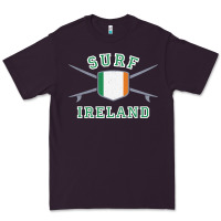 Plum ireland surfing hoodie  irish flag surfboards design Premium Tee - ArtChic