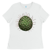 White Arizona Fishhook Cactus Ladies Tee - LillyAllenDesigns