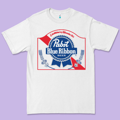 Pabst Blue Ribbon 1 Premium Tee Designed By Artchic