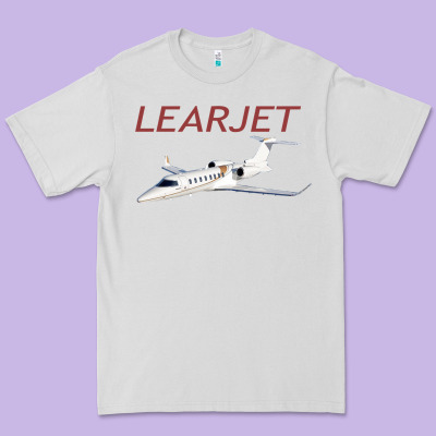 Learjet Airplane Flying Pilot Long Sleeve T Shirt Premium Tee Designed By Artchic