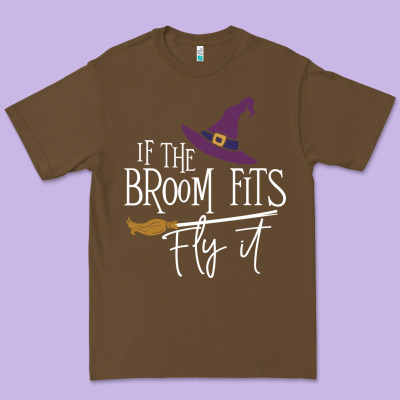 If The Broom Fit Fly It Premium Tee Designed By Artchic