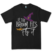 Black if the broom fit fly it Premium Tee - ArtChic