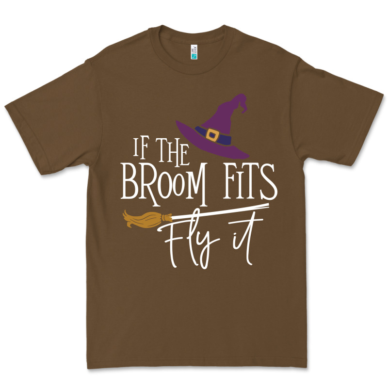 If The Broom Fit Fly It Premium Tee by ArtChic | Teevron