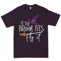 Plum if the broom fit fly it Premium Tee - ArtChic
