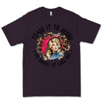 Plum tease it to jesus and spray it like hell leopard western raglan baseba Premium Tee - ArtChic