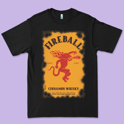 Fireball Cinnamon Whisky Premium Tee Designed By Artchic