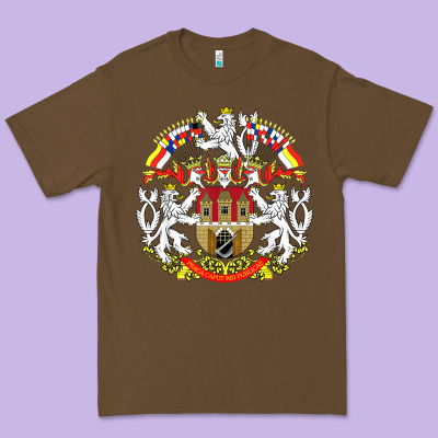 Praha Prague Czech Republic Coat Of Arms Ex Czechoslovakia T Shirt Premium Tee Designed By Artchic