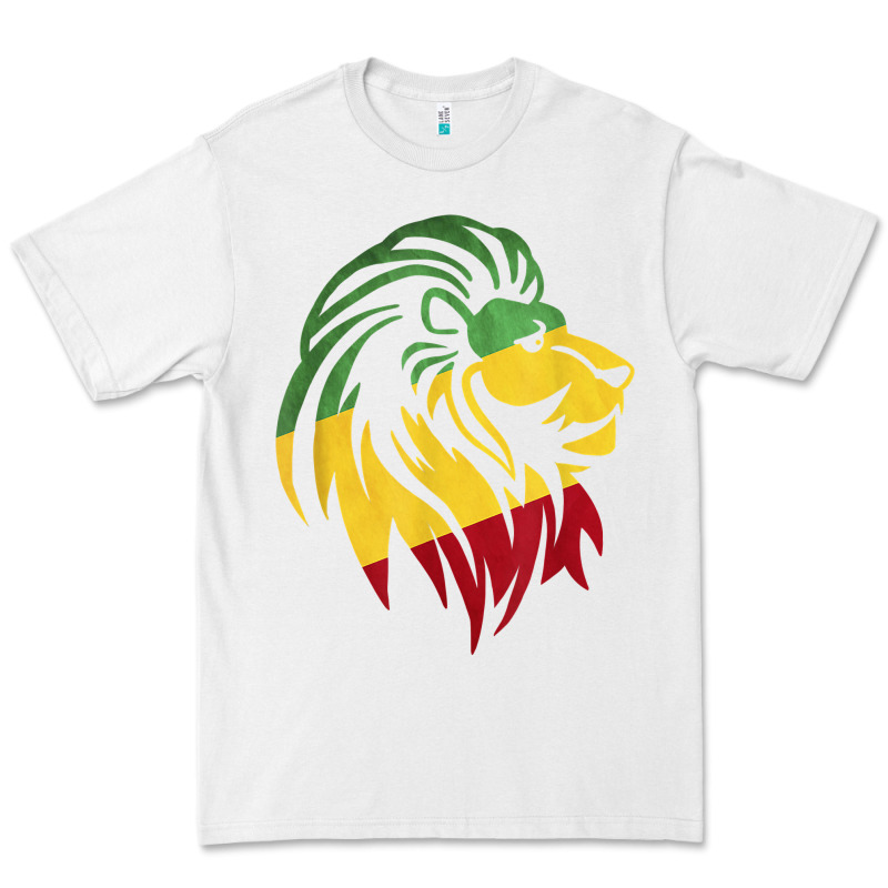 Lion Of Judah Reggae, Rasta, Ethiopia Jamaican Roots Premium Tee by ArtChic | Teevron