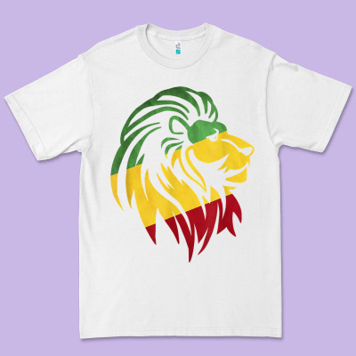 Lion Of Judah Reggae, Rasta, Ethiopia Jamaican Roots Premium Tee Designed By Artchic