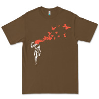 Cacao banksy headshot butterfly Premium Tee - ArtChic
