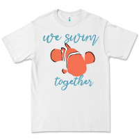 White just keep swimming 25 Premium Tee - ArtChic