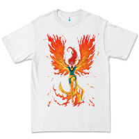 White X-Men Jean Grey Phoenix Cosmic Flames Premium Tee - ArtChic
