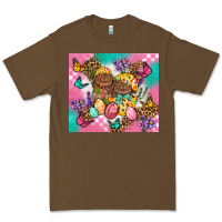 Cacao Easter Bunnies And Egg Tumbler Premium Tee - BundleAndBundleShop