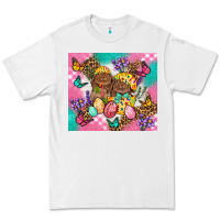 White Easter Bunnies And Egg Tumbler Premium Tee - BundleAndBundleShop