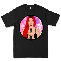 Black red hair girl singing Premium Tee - ArtChic