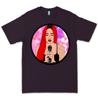 Plum red hair girl singing Premium Tee - ArtChic