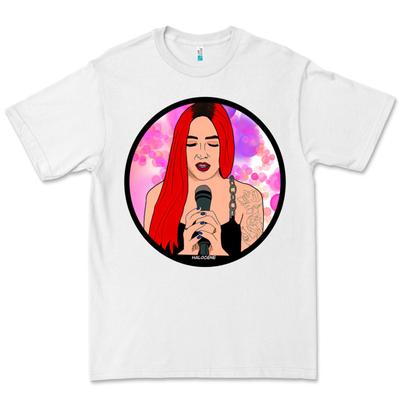Red Hair Girl Singing Premium Tee by ArtChic | Teevron