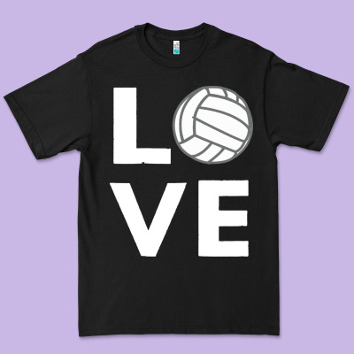 Girls Love Volleyball Premium Tee Designed By Artchic