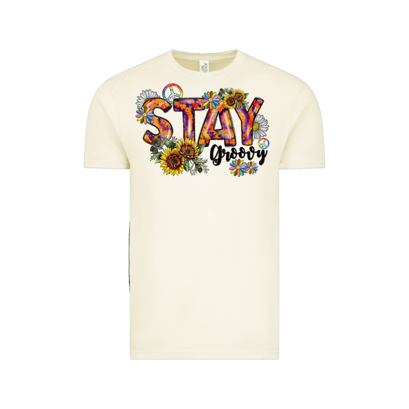 Stay Groovy Vintage Tee by CowhideDigitalArt | Teevron