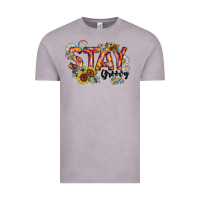 Vintage Zinc Stay Groovy Vintage Tee - CowhideDigitalArt