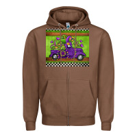 Chestnut mardi gras truck Zipper Hoodie - Jasminsmagicworld