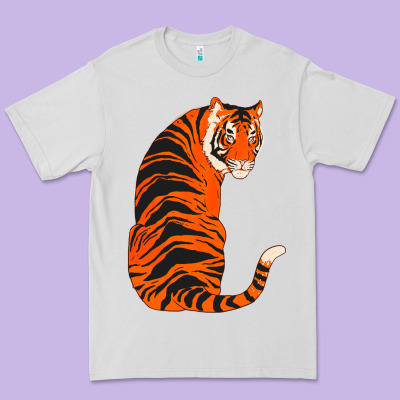 Tiger Premium Tee Designed By Artchic