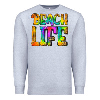 Heather Grey beach life Premium Sweatshirt - Jasminsmagicworld