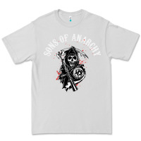 Dove Grey horror skull sons of anarchy Premium Tee - ArtChic