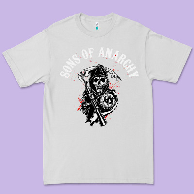 Horror Skull Sons Of Anarchy Premium Tee Designed By Artchic