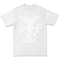 White st michael archangel catholic angel defend us Premium Tee - ArtChic