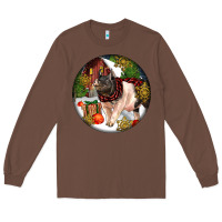 Chestnut hampshire sow pig christmas Long Sleeve Tee - LillyAllenDesigns