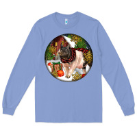 Colony Blue hampshire sow pig christmas Long Sleeve Tee - LillyAllenDesigns