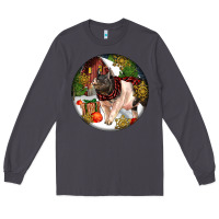 Smoke hampshire sow pig christmas Long Sleeve Tee - LillyAllenDesigns