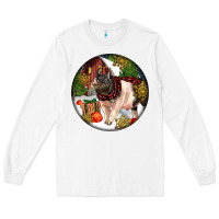 White hampshire sow pig christmas Long Sleeve Tee - LillyAllenDesigns
