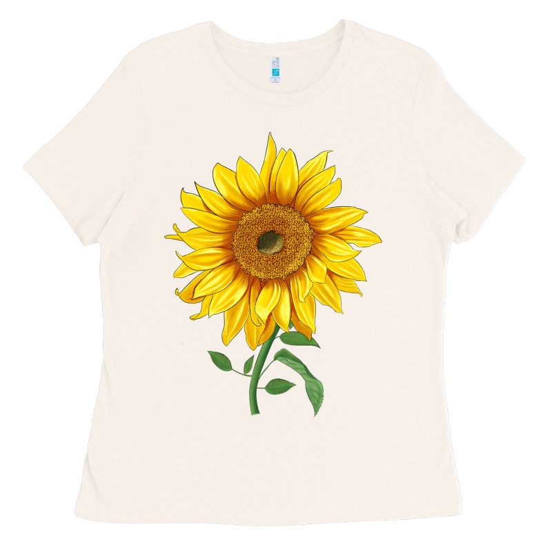 Bambino Sunflower Ladies Tee by LillyAllenDesigns | Teevron