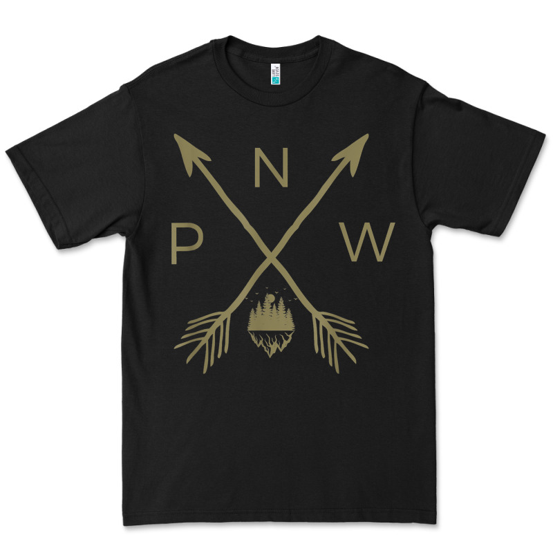 Pacific Northwest Mountain  Cool Pnw Pacific Northwest T Shirt Premium Tee by ArtChic | Teevron
