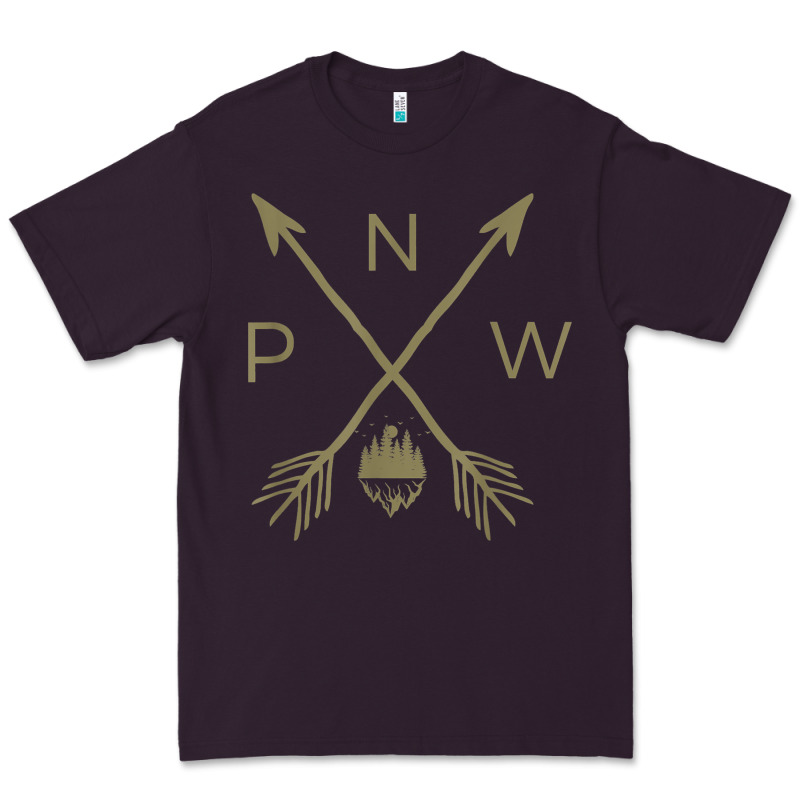 Pacific Northwest Mountain  Cool Pnw Pacific Northwest T Shirt Premium Tee by ArtChic | Teevron
