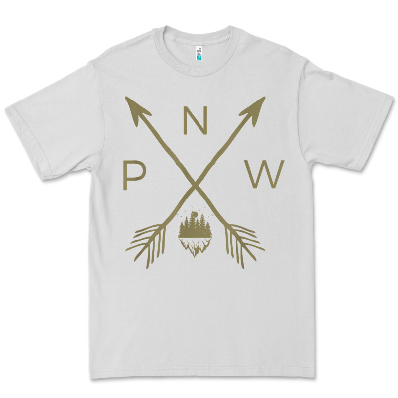 Pacific Northwest Mountain  Cool Pnw Pacific Northwest T Shirt Premium Tee by ArtChic | Teevron