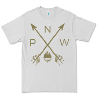 Dove Grey pacific northwest mountain  cool pnw pacific northwest t shirt Premium Tee - ArtChic